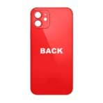 iPhone 12 Mini Back Glass (Bigger Camera Hole) – Red