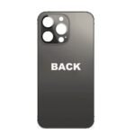 iPhone 13 Pro Max Back Glass (Bigger Camera Hole With 3mm Sticker) - Black/grapite