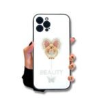 Candy Butterfly Ring Case For iPhone=14 ProMax=White - Image 3