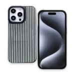 3D Neck Abstract B&W Case For IPhone-15ProMax-ABS WHITE