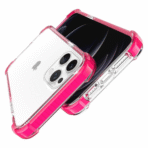 Arylic Transparent Case for iPhone=13Pro=Pink - Image 3