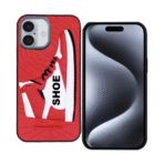 3D.Shoe Case For iPhone 16 – New Red