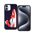 3D.Shoe Case For Iphone-14plus/15Plus=(New Black)
