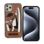 3D Neck Shoe Phone Case For iPhone-13/14/15–Brown