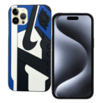 3D.Shoe Phone Case For Apple iPhone 12/13 Pro Max – Blue & White - Image 2