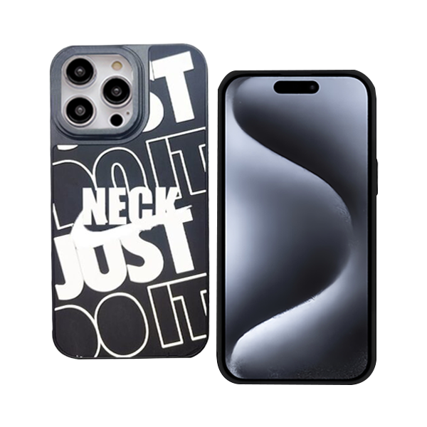 3D.Neck Do It Black & White For iPhone 16 Pro