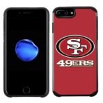 NFL Licensed San Francisco 49ers Red Textured Case for iPhone 6P/6SP/7P/8P