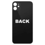 iPhone 11 Back Glass (Bigger Camera Hole) - Black