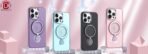 360 Rotating Magnetic Magsafe Case for IPhone-13/14/15-Teal - Image 6