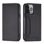 Strike Magnetic Wallet For iPhone 13 – Black