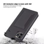 Strike Magnetic Wallet For iPhone 13 – Black - Image 5