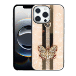 Candy Butterfly Case For iPhone=12ProMax/13ProMax=Rose Gold
