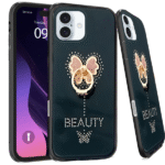 Candy Butterfly Ring Case For iPhone=13/14/15=Black