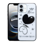 Candy Heart Case For iPhone=12/12Pro=White