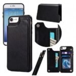 Executive Back Wallet Series For iPhone XR-Black/red