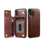 Executive Back Wallet Series For iPhone X/XS-Brown