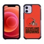 NFL Licensed Cleveland Browns Red Textured For iPhone 13 Pro