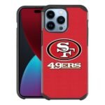 NFL Licensed San Francisco 49ers Red Textured Case for iPhone 13