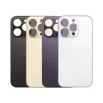 Back Glass IPhone 13 Pro Max  (Bigger Camera Hole With 3mm Sticker) - Blue - Image 2