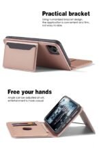Strike Magnetic Wallet For iPhone 13 Pro Max - Rose Gold - Image 2