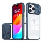 Fusion Transparent Case For iPhone-15ProMax -Navy Blue
