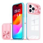 Fusion Transparent Case For iPhone-15ProMax -Pink