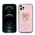 Candy Butterfly Ring Case For iPhone=13/15/14 =Pink - Image 6