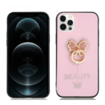 Candy Butterfly Ring Case For iPhone=11ProMax=Pink