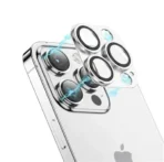 Camera Lens Protector For iPhone 11 Pro/11 Pro Max- Metal Silver - Image 2