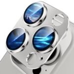 Camera Lens Protector For iPhone 12 Pro- Metal Silver