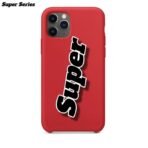 Silicone.supreme iphone XSMAX-RED
