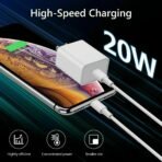 Ap.No Logo Super Fast iPhone 20W Combo Charger USB C to C - Image 4