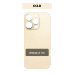 iPhone 14 Pro Back Glass (Bigger Camera Hole) – Gold