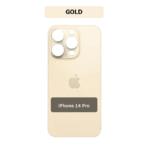 iPhone 14 Pro Back Glass (Bigger Camera Hole) – Gold - Image 2