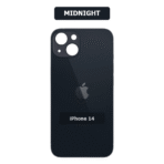 iPhone 14 Back Glass (Bigger Camera Hole) – Black - Image 2