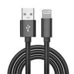 USBA= LIGHTNING LAYLON 10FT CABLE-BLACK