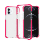 Arylic Transparent Case for iPhone-13/14/15 - Pink