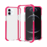 Arylic Transparent Case for iPhone-13/14/15 - Pink