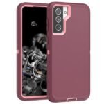 Defend Heavy Duty For SAMSUNG Glaxy S21-Burgundy
