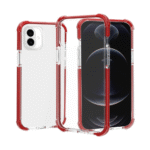 Arylic Transparent Case for iPhone-13/14/15 -Red