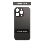iPhone 14 Pro Back Glass (Bigger Camera Hole) – Black