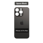 iPhone 14 Pro Max Back Glass AP.LOGO Premium (Bigger Camera Hole)–Space Black - Image 2