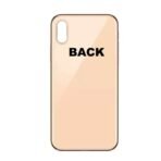 iPhone XS Back Glass (Bigger Camera Hole) - Gold - Image 2