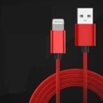 USBA= LIGHTNING LAYLON 10FT CABLE-BLACK - Image 3