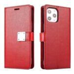 LUX Wallet Case for Apple iPhone XS MAX-Red