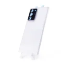 Galaxy note 20 ultra back glass with camera lens and adhesive (Without Logo) Mystic White