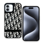 3D. C Dior black&white Case for iPhone 12/12 Pro