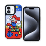 3D Super Mrio case For iPhone-13/14/15-S MARIO