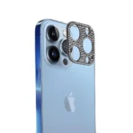 Camera Lens Protector For iPhone 12 Pro – Glitter Black - Image 2