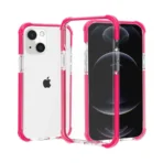 Arylic Transparent Case for iPhone-13/14/15 - Pink - Image 2